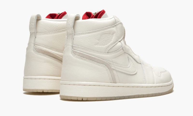 Nike Air Jordan 1 High Zip AWOK 'Vogue Sail' Schoenen Dames Rood Wit Nederland | 589402-KNR