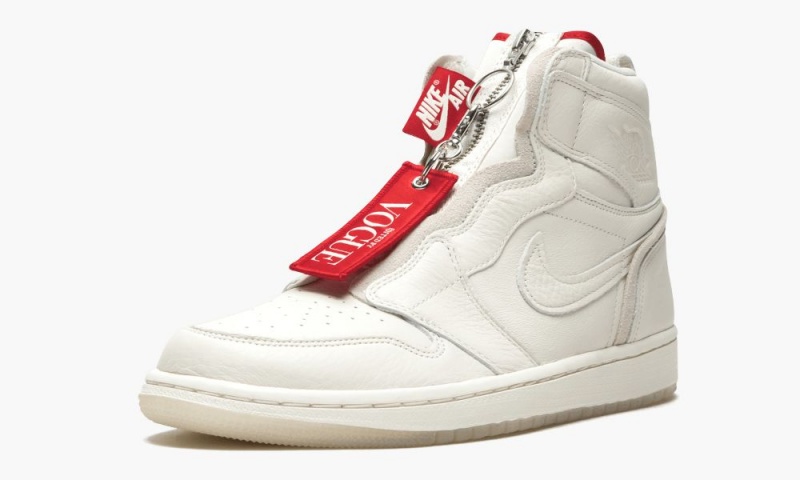 Nike Air Jordan 1 High Zip AWOK 'Vogue Sail' Schoenen Dames Rood Wit Nederland | 589402-KNR