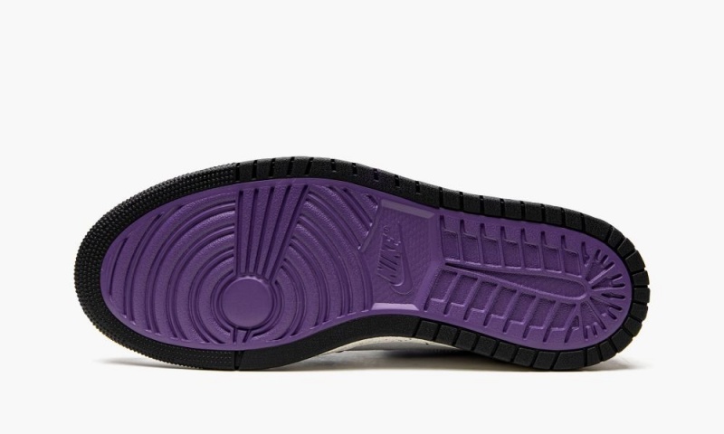 Nike Air Jordan 1 High Zoom Air CMFT 'Crater Purple' Schoenen Heren Wit Paars Zwart Nederland | 743168-YZT