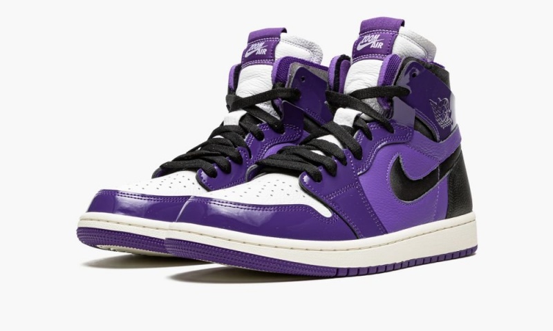 Nike Air Jordan 1 High Zoom CMFT 'Purple Lak' Schoenen Dames Paars Zwart Nederland | 204679-IFH