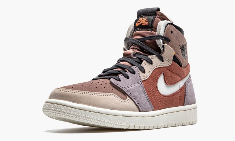 Nike Air Jordan 1 High Zoom CM 'Canyon Rust' Schoenen Dames Rood Paars Nederland | 083792-BXK