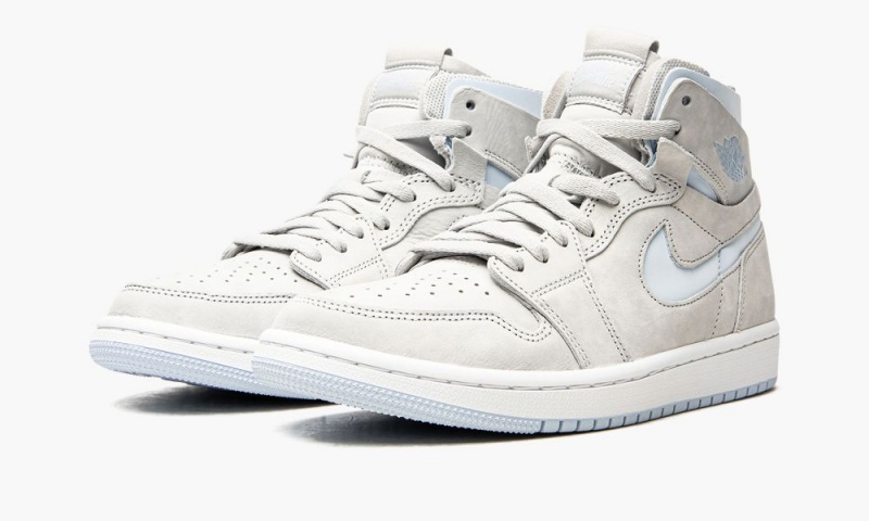Nike Air Jordan 1 High Zoom CM 'Grey Fog' Schoenen Dames Grijs Blauw Wit Nederland | 265709-WHO
