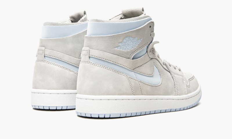 Nike Air Jordan 1 High Zoom CM 'Grey Fog' Schoenen Dames Grijs Blauw Wit Nederland | 265709-WHO