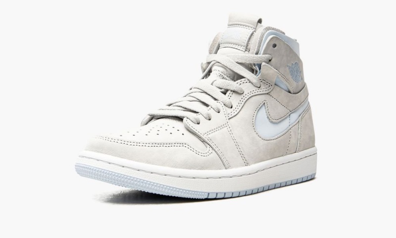 Nike Air Jordan 1 High Zoom CM 'Grey Fog' Schoenen Dames Grijs Blauw Wit Nederland | 265709-WHO