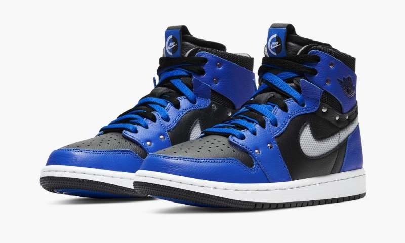 Nike Air Jordan 1 High Zoom CM 'Sisterhood - Royal' Schoenen Dames Koningsblauw Zwart Wit Nederland | 081562-BVR