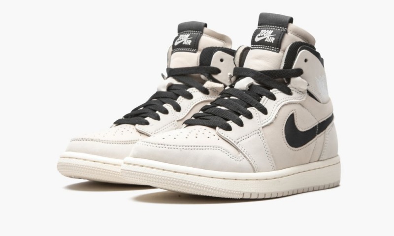 Nike Air Jordan 1 High Zoom CM 'Summit White' Schoenen Dames Wit Zwart Nederland | 413750-CNA