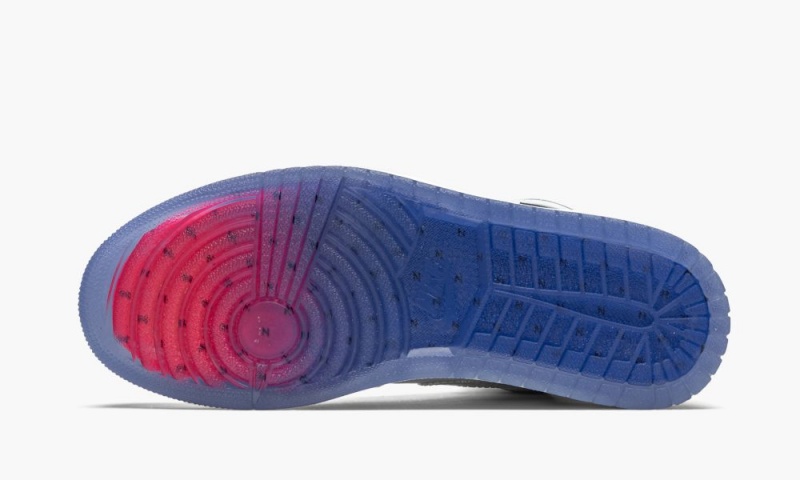 Nike Air Jordan 1 High Zoom 'Racer Blue' Schoenen Heren Wit Blauw Nederland | 106735-FGW