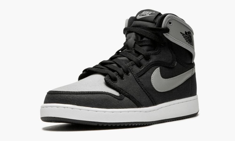 Nike Air Jordan 1 KO High OG Schoenen Heren Zwart Grijs Wit Nederland | 723145-SYD