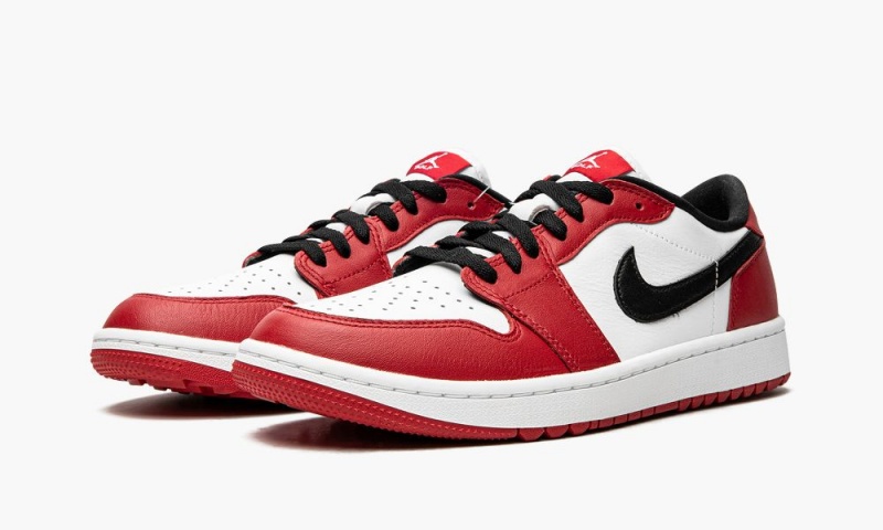 Nike Air Jordan 1 LOW G 'Chicago Jordan 1 Low Golf' Schoenen Heren Rood Zwart Wit Nederland | 739061-JSL