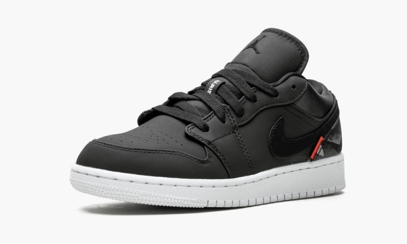 Nike Air Jordan 1 Low BG 'PSG - Paris Saint Germain' Schoenen Kinderen Zwart Rood Nederland | 476108-XKI