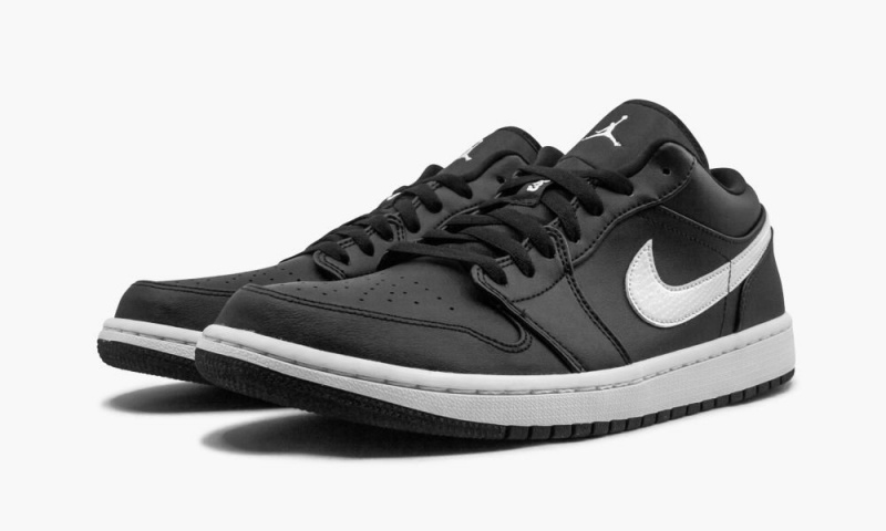 Nike Air Jordan 1 Low 'Black/White' Schoenen Dames Zwart Wit Nederland | 680472-MRW