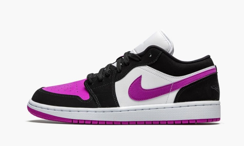 Nike Air Jordan 1 Low \'Black/ Cactus Flower\' Schoenen Dames Zwart Bloemen Wit Nederland | 172394-FUB