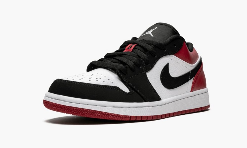Nike Air Jordan 1 Low 'Black Neus' Schoenen Heren Wit Zwart Nederland | 019236-FYH
