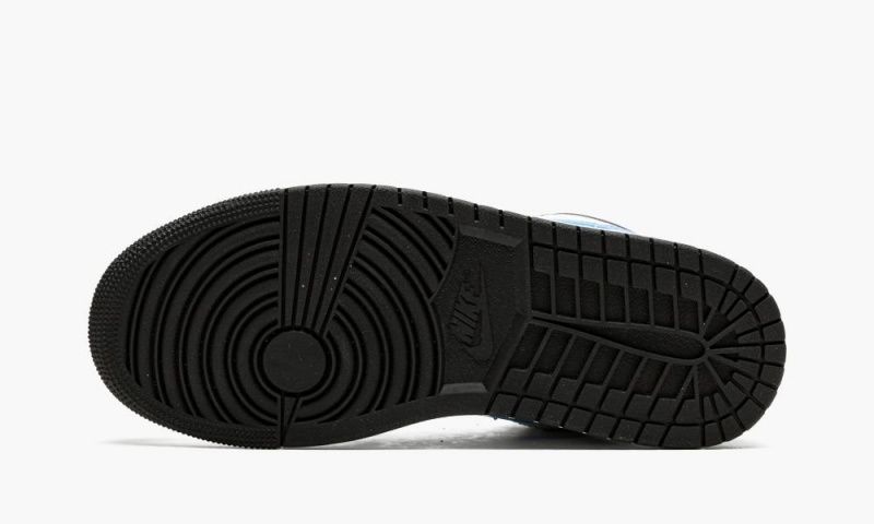 Nike Air Jordan 1 Low 'Black / University Blue' Schoenen Dames Zwart Blauw Wit Nederland | 162489-XPK