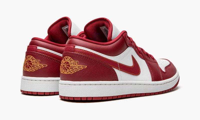 Nike Air Jordan 1 Low 'Cardinal Red' Schoenen Heren Rood Diepgeel Wit Nederland | 156928-KCO