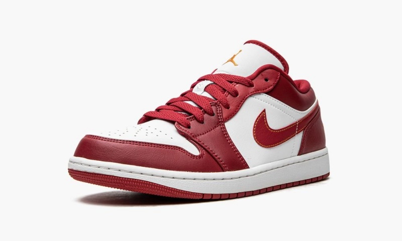 Nike Air Jordan 1 Low 'Cardinal Red' Schoenen Heren Rood Diepgeel Wit Nederland | 156928-KCO