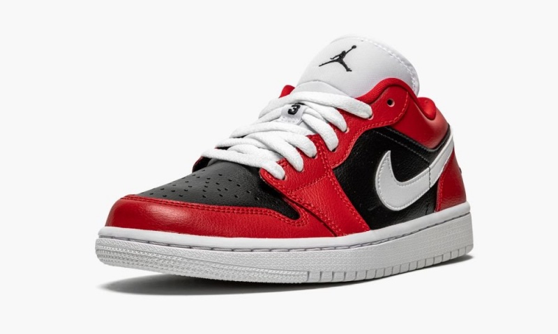 Nike Air Jordan 1 Low 'Chicago Flip' Schoenen Dames Rood Wit Zwart Nederland | 467052-SUV