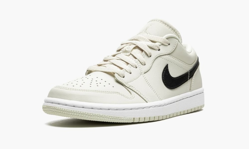 Nike Air Jordan 1 Low 'Coconut Milk' Schoenen Dames Zwart Wit Nederland | 830546-ZVH