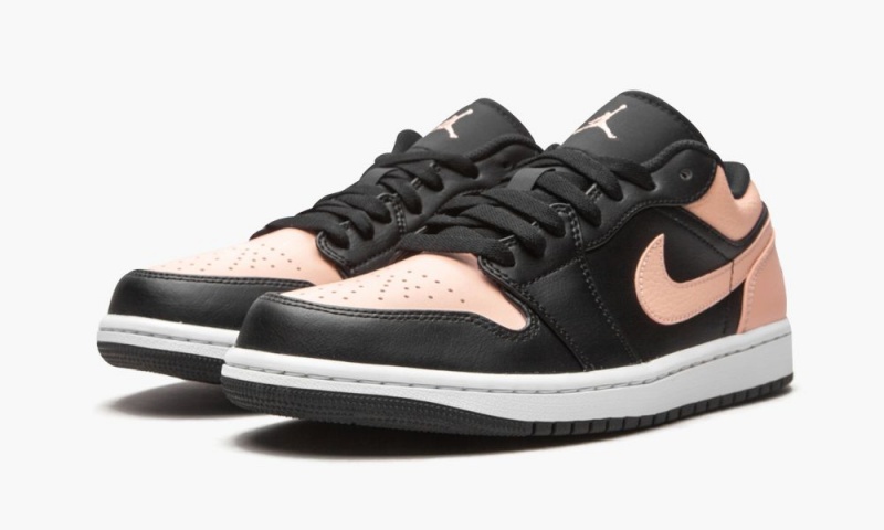 Nike Air Jordan 1 Low 'Crimson Tint' Schoenen Heren Zwart Rood Wit Nederland | 450976-IXB