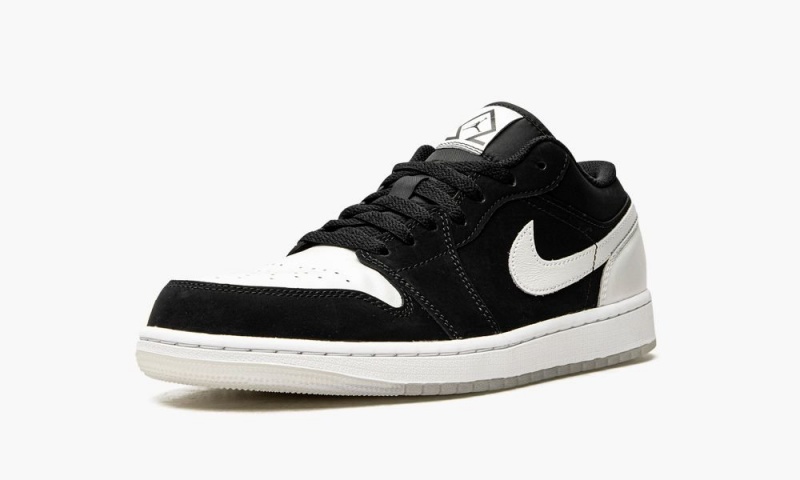 Nike Air Jordan 1 Low 'Diamond' Schoenen Heren Wit Zwart Nederland | 431790-FKJ