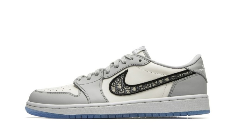 Nike Air Jordan 1 Low \'Dior\' Schoenen Heren Grijs Nederland | 257364-IHE