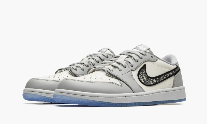 Nike Air Jordan 1 Low 'Dior' Schoenen Heren Grijs Nederland | 027968-VBY