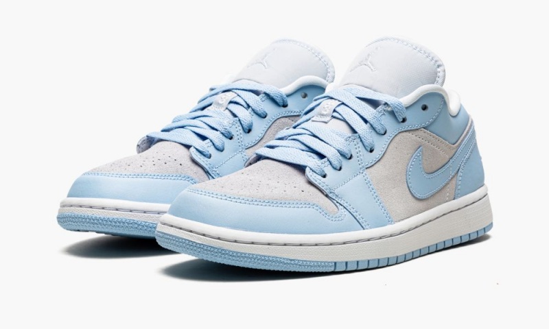 Nike Air Jordan 1 Low 'Football Grey Aluminum' Schoenen Dames Grijs Wit Nederland | 719234-GXV