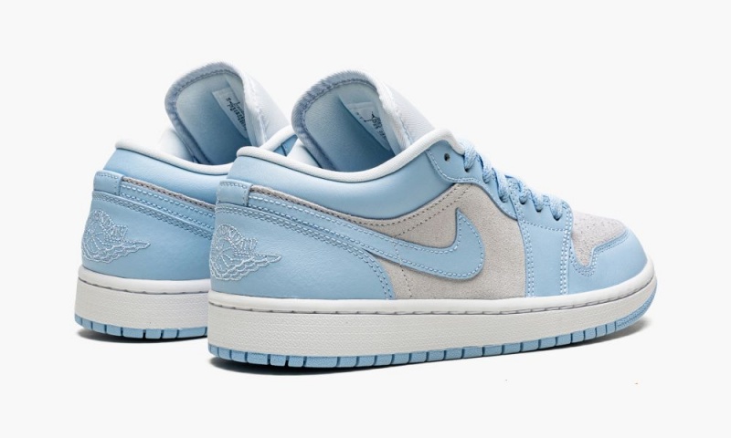 Nike Air Jordan 1 Low 'Football Grey Aluminum' Schoenen Dames Grijs Wit Nederland | 719234-GXV
