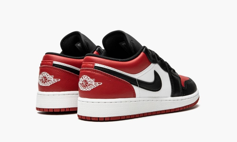 Nike Air Jordan 1 Low GS 'Bred Neus' Schoenen Kinderen Rood Wit Zwart Nederland | 350274-IWC