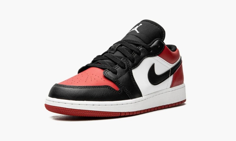 Nike Air Jordan 1 Low GS 'Bred Neus' Schoenen Kinderen Rood Wit Zwart Nederland | 350274-IWC