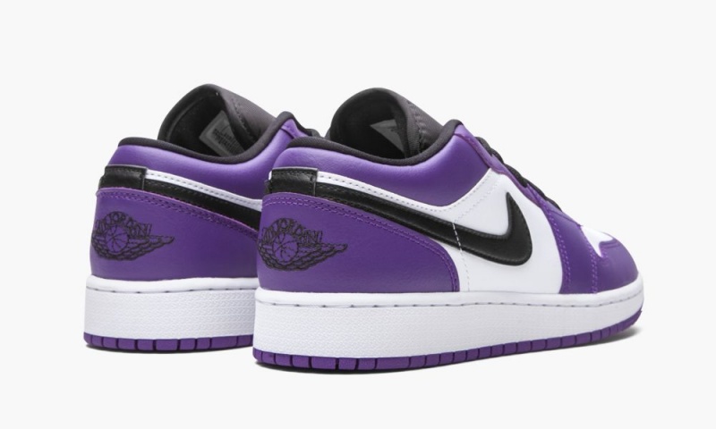 Nike Air Jordan 1 Low GS 'Court Purple' Schoenen Kinderen Paars Zwart Wit Nederland | 827143-OVB