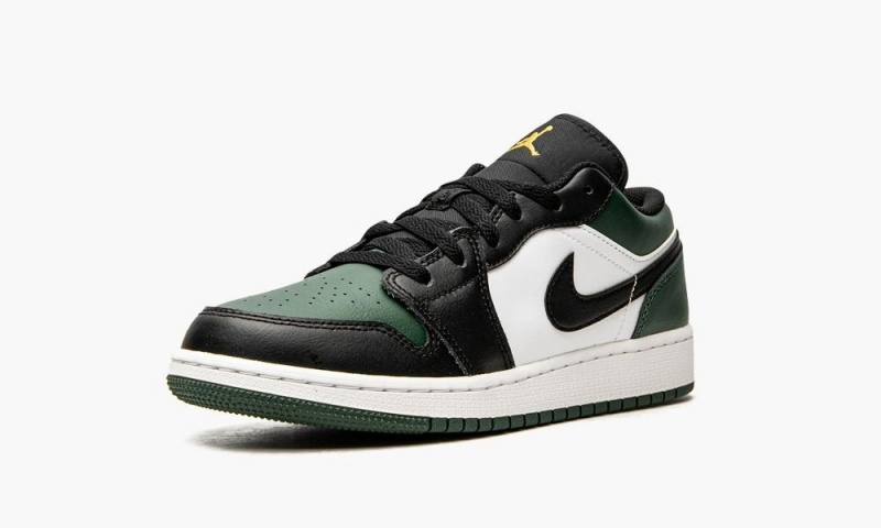 Nike Air Jordan 1 Low GS 'Green Neus' Schoenen Kinderen Groen Wit Zwart Nederland | 517293-ZPL