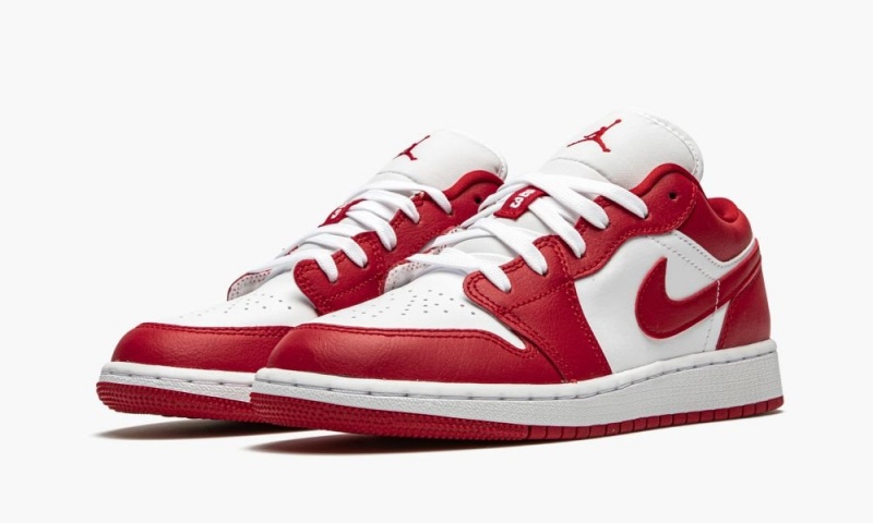 Nike Air Jordan 1 Low GS 'Gym Red/White' Schoenen Kinderen Rood Rood Nederland | 418750-SMV