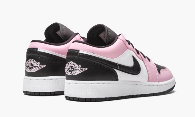 Nike Air Jordan 1 Low GS 'Light Arctic Pink' Schoenen Kinderen Roze Zwart Wit Nederland | 270643-BQN