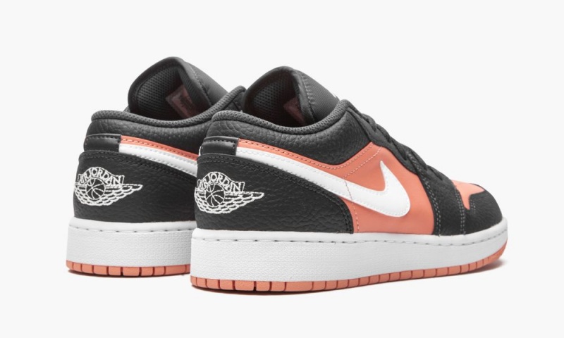 Nike Air Jordan 1 Low GS 'Pink Quartz' Schoenen Kinderen Zwart Roze Nederland | 265109-RDT