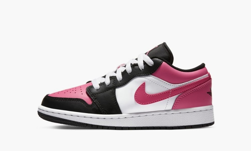 Nike Air Jordan 1 Low GS 'Pinksicle' Schoenen Kinderen Wit Zwart Roze Nederland | 986713-KDT