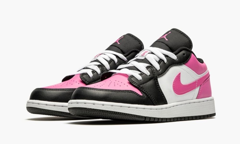 Nike Air Jordan 1 Low GS 'Pinksicle' Schoenen Kinderen Wit Zwart Roze Nederland | 986713-KDT