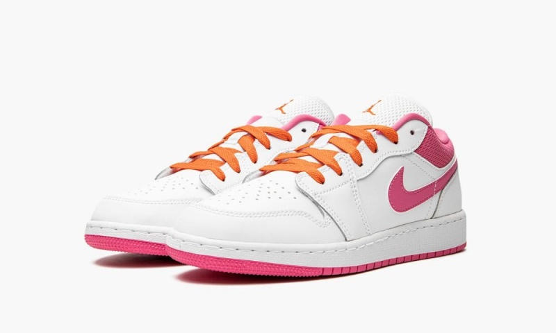 Nike Air Jordan 1 Low GS 'Pinksicle' Schoenen Kinderen Wit Oranje Nederland | 938467-HLY