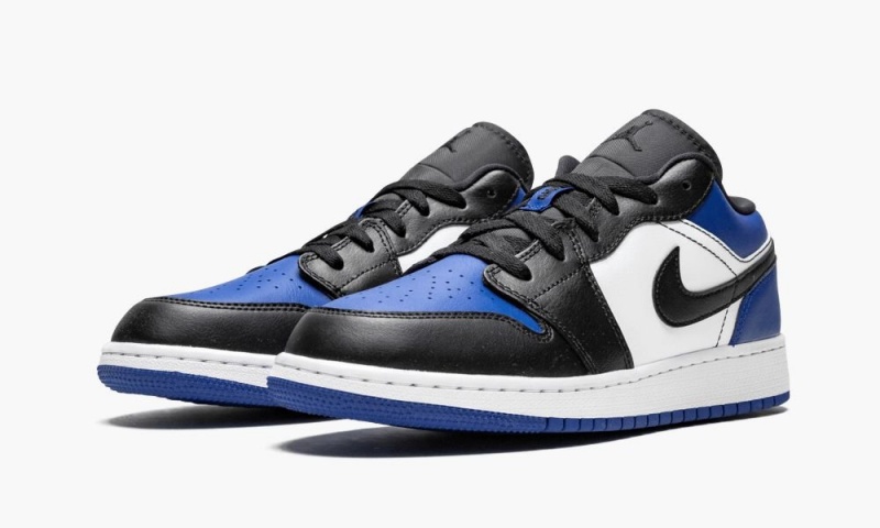 Nike Air Jordan 1 Low (GS) 'Royal Neus' Schoenen Kinderen Koningsblauw Zwart Wit Nederland | 259763-LFJ