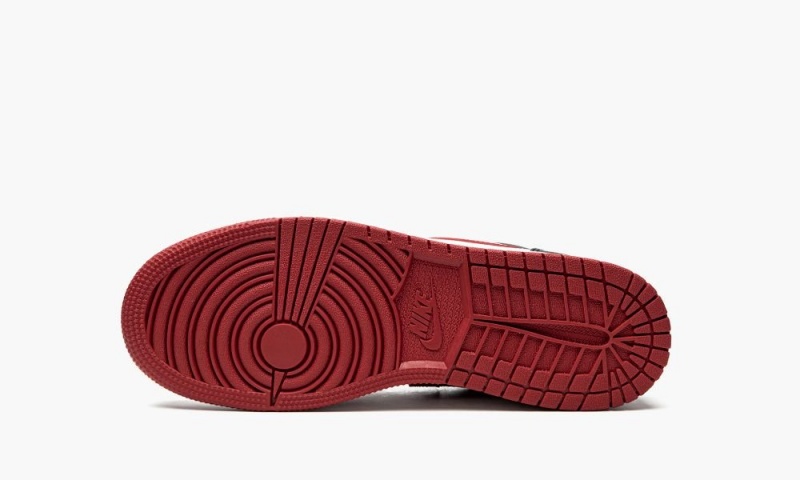 Nike Air Jordan 1 Low GS Schoenen Kinderen Wit Rood Zwart Nederland | 064712-VFH