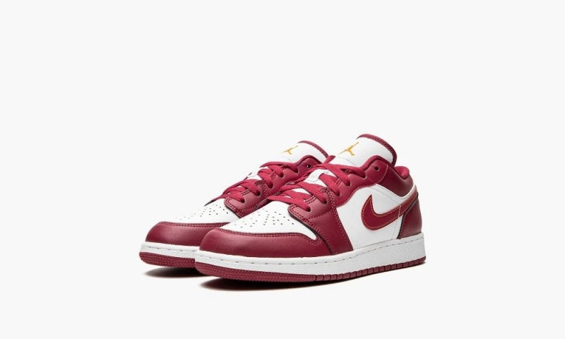 Nike Air Jordan 1 Low (GS) Schoenen Kinderen Rood Diepgeel Nederland | 856173-ORQ
