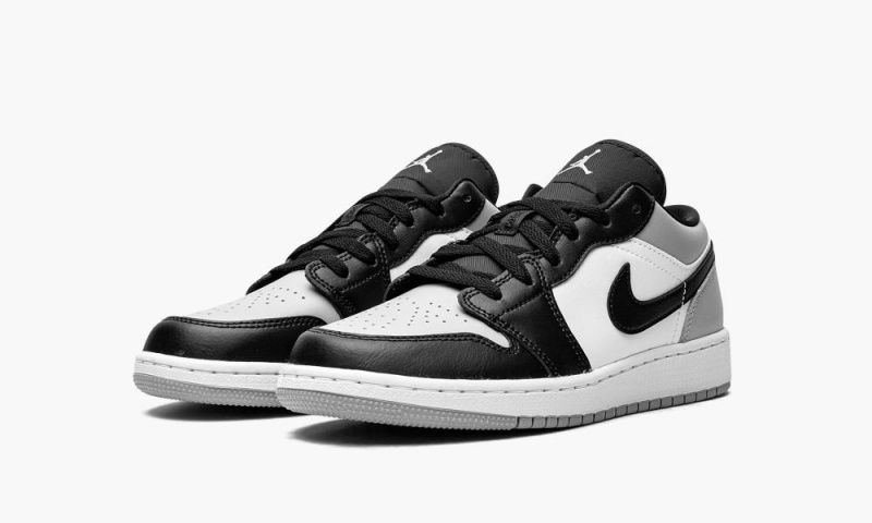 Nike Air Jordan 1 Low GS 'Shadow Neus' Schoenen Kinderen Lichtgrijs Zwart Wit Nederland | 467953-UCD