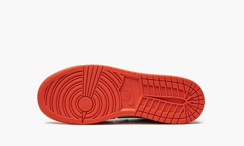 Nike Air Jordan 1 Low GS 'Starfish' Schoenen Kinderen Wit Zwart Oranje Nederland | 124038-ZCT