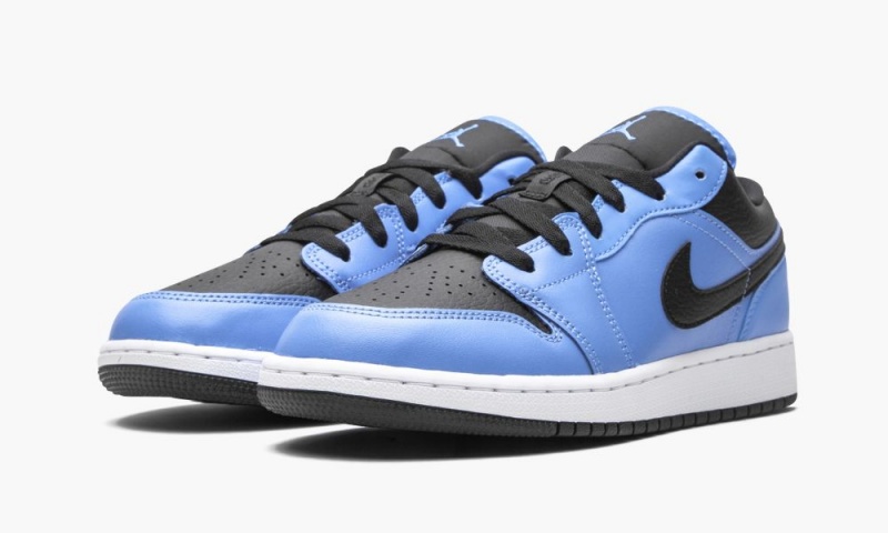 Nike Air Jordan 1 Low GS 'University Blue / Black' Schoenen Kinderen Blauw Zwart Wit Nederland | 972586-GYS