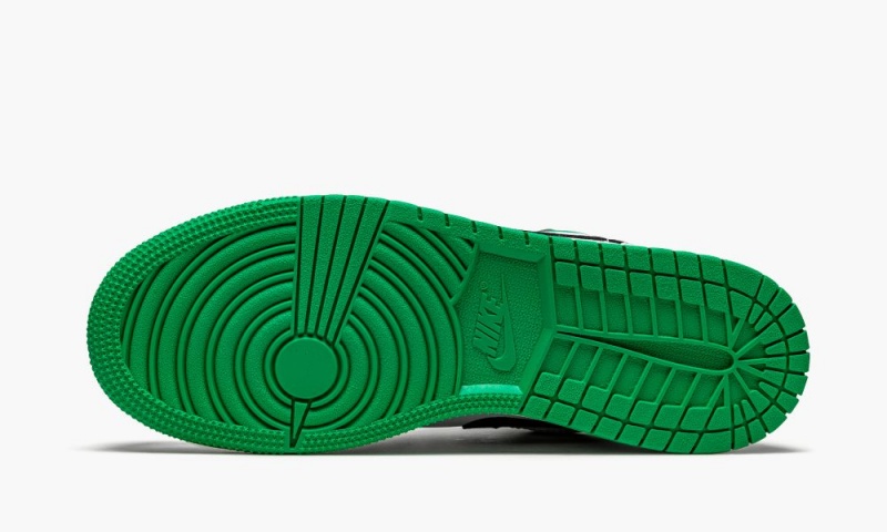 Nike Air Jordan 1 Low GS 'White / Stadium Green' Schoenen Kinderen Wit Groen Zwart Nederland | 215690-AOX