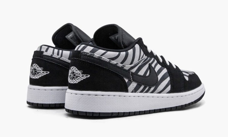 Nike Air Jordan 1 Low GS 'Zebra' Schoenen Kinderen Zwart Wit Nederland | 264137-ERY