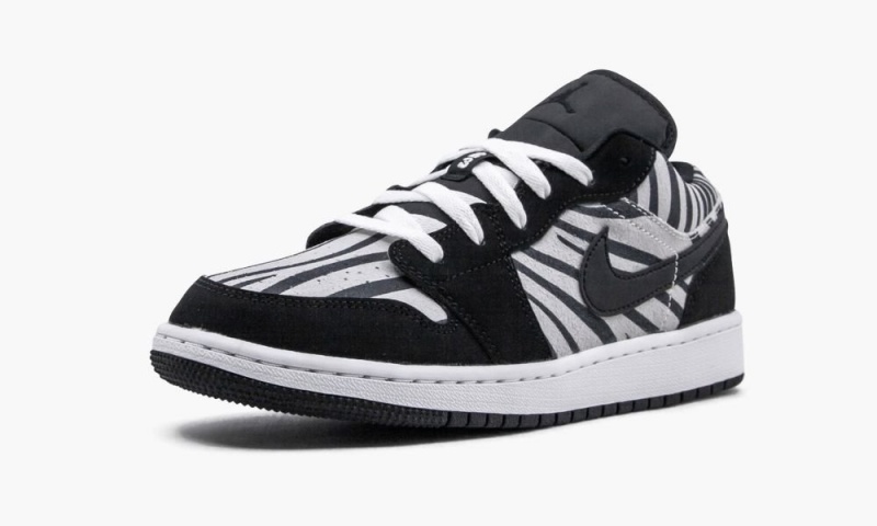Nike Air Jordan 1 Low GS 'Zebra' Schoenen Kinderen Zwart Wit Nederland | 264137-ERY