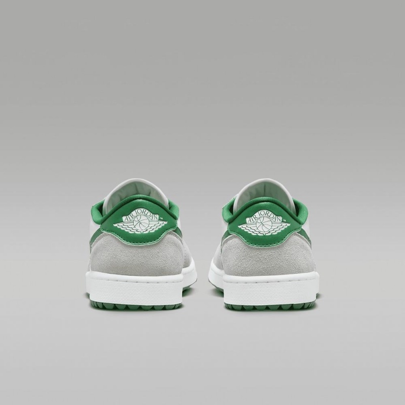 Nike Air Jordan 1 Low G Schoenen Dames Grijs Wit Groen Nederland | 890521-PAN