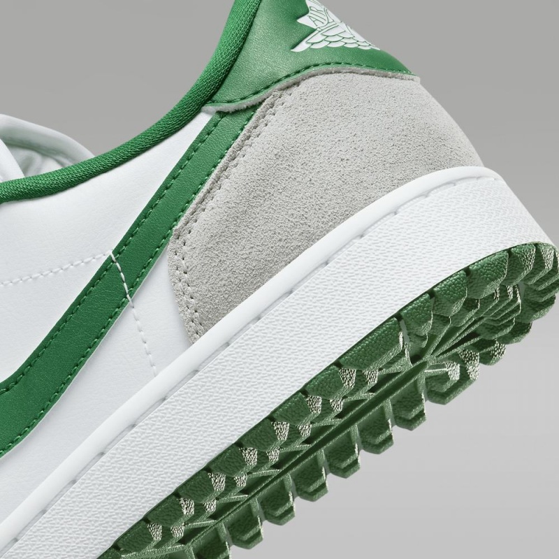 Nike Air Jordan 1 Low G Schoenen Dames Grijs Wit Groen Nederland | 890521-PAN