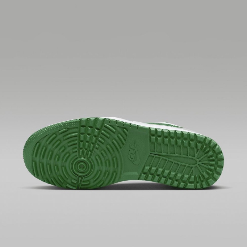 Nike Air Jordan 1 Low G Schoenen Dames Grijs Wit Groen Nederland | 890521-PAN